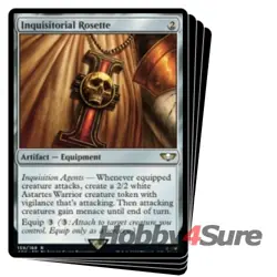 Inquisitorial Rosette X4 M/NM Magic: The Gathering MTG Warhammer 40,000 - Image 1