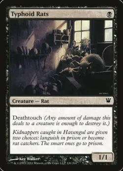 MTG - TYPHOID RATS - Innistrad (C) - Image 1