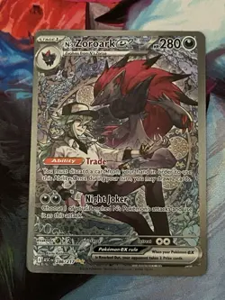 2026 Pokemon Ascended Heroes #286/217 N's Zoroark ex Special Illustration Rare - Image 1