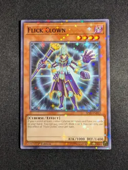 Yugioh - Flick Clown SP18-EN013 1st Editon Starfoil NM - Image 1