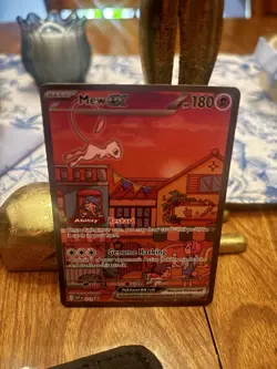 Pokemon TCG Mew EX 053 SVP Black Star Promo Full Art Holo Basic 180HP English - Image 1