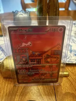 Pokemon TCG Mew EX 053 SVP Black Star Promo Full Art Holo Basic 180HP English - Image 3