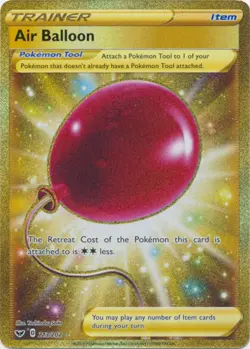 NM-Mint Air Balloon - 213/202 - Secret Rare Pokemon Sword and Shield - Image 1