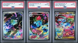 psa10 Pokemon Bulbasaur Ivysaur AR Venusaur RR Mega Brave m1l seq Japanese seq - Image 1