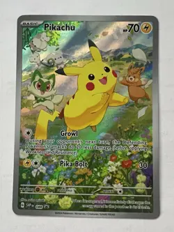 Pikachu 088 Pokemon TCG Scarlet Violet Black Star Promo Full Art NM - Image 1