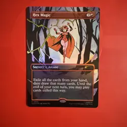 Hex magic Sorcery Arcane WOTWC MARVEL Secret Lair Magic The Gathering - Image 1
