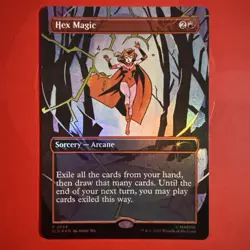 Hex magic Sorcery Arcane WOTWC MARVEL Secret Lair Magic The Gathering - Image 3