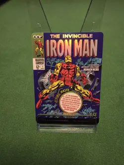 Tony Stark/The Invincible Iron Man- Borderless Foil - Marvel Super Heroes - MTG - Image 2