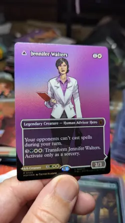Jennifer Walters Sensational She Hulk FOIL NM Marvel Borderless MTG Magic MSH - Image 1
