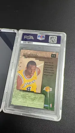 1996-97 Skybox Premium Kobe Bryant #55 (RC) PSA 10 Gem Mint Rookie Card Lakers - Image 2