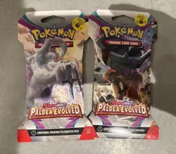 Pokemon TCG Scarlet & Violet Paldea Evolved Sleeved Booster Pack x10 -SEALED - Image 1