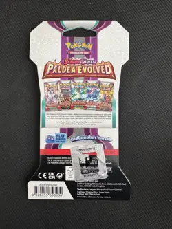 Pokemon TCG Scarlet & Violet Paldea Evolved Sleeved Booster Pack x10 -SEALED - Image 4