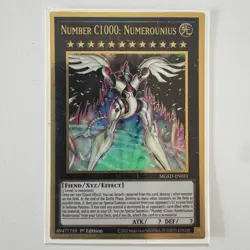 Number C1000: Numerounius - MGED-EN031 | 1st Edition Premium Gold Rare NM YuGiOh - Image 1