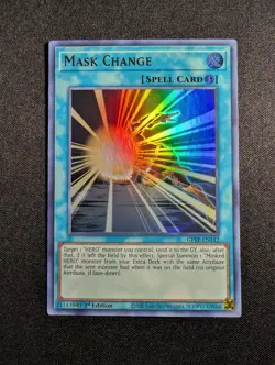 Yugioh - Mask Change GFTP-EN112 1st Editon Ultra Rare NM - Image 1