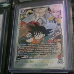 Son Goku Childhood Manga Booster SB01-018 SR Super Rare Fusion World - Image 2