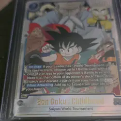 Son Goku Childhood Manga Booster SB01-018 SR Super Rare Fusion World - Image 4