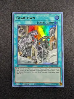 Yugioh - Geartown GFTP-EN108 1st Editon Ultra Rare NM - Image 1
