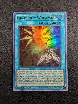 Yugioh - Dragunity Whirlwind GFTP-EN040 1st Editon Ultra Rare NM - Image 1