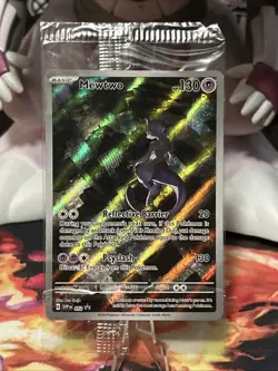 Mewtwo SVP 052 Pokemon TCG Black Star Promo Scarlet & Violet 151 Promo *SEALED* - Image 1