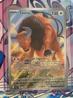 Tauros 096/086 Me04: Chaos Rising Holo Illustration Rare IR ⭐ Pokemon TCG - Image 1