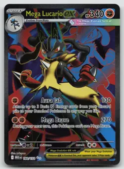 Pokemon - Mega Lucario ex 160/132 Mega Evolution - Ultra Rare - NM - Image 1