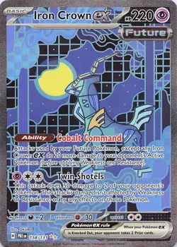 Iron Crown ex - Pokemon Holo SIR Prismatic Evolutions 158/131 NM - Image 1