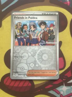 Pokemon Friends In Paldea 109/131 - Professor Program Promo Cosmo - SV Prismatic - Image 1