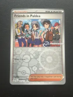 Pokemon Friends In Paldea 109/131 - Professor Program Promo Cosmo - SV Prismatic - Image 2