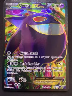 Pokemon Mega Gengar EX TCG 114/119 XY Phantom Forces Holo Ultra Rare Card - Image 2