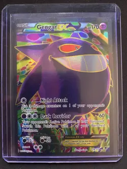Pokemon Mega Gengar EX TCG 114/119 XY Phantom Forces Holo Ultra Rare Card - Image 3