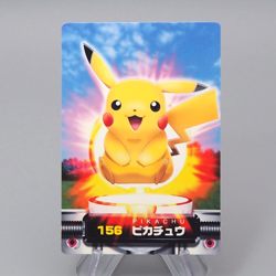 Pokemon Card Zukan Carddass Pikachu 156 Advanced Generation NM Japanese q998 - Image 1
