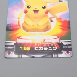 Pokemon Card Zukan Carddass Pikachu 156 Advanced Generation NM Japanese q998 - Image 4