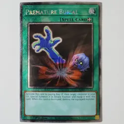 Premature Burial - RA03-EN103 - NM - Platinum Secret Rare - 1st ed - Yugioh - Image 1