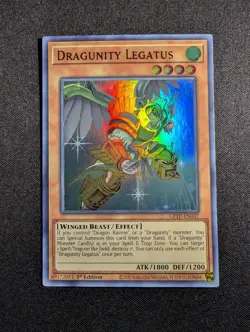 Yugioh - Dragunity Legatus GFTP-EN037 1st Editon Ultra Rare NM - Image 1