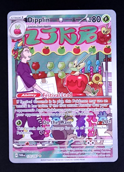 Dipplin 170/167 Illustration Rare Twilight Masquerade Pokemon Near Mint - Image 1