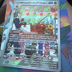 Dipplin 170/167 Twilight Masquerade Illustration Rare Pokemon Card Near Mint - Image 5