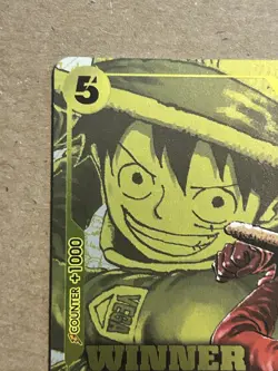 Monkey.D.Luffy Winner Pack 2026 Vol 2 Stamped Promo Card One Piece NM - Image 2