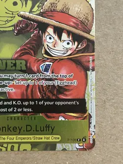 Monkey.D.Luffy Winner Pack 2026 Vol 2 Stamped Promo Card One Piece NM - Image 4