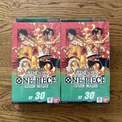 Bandai One Piece Card Game ST-30 Starter Deck EX Luffy & Ace (2 Decks) OP EN TCG - Image 1