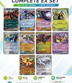 Full Chaos Rising EX Set (10 Cards, Near Mint) - Image 1