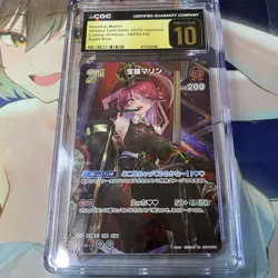 CGC Pristine 10 hBP04 Houshou Marine SR HOLOLIVE TCG CARD GAME Japanese PSA - Image 1