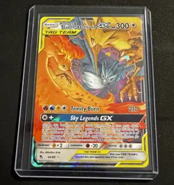 Moltres & Zapdos & Articuno GX 44/68 Hidden Fates - Pokemon Card - NM - Image 1