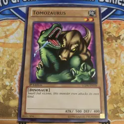 Yugioh Tomozaurus - LCJW-EN144 1st Edition NM - Image 1