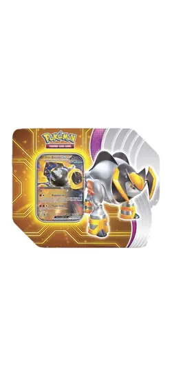 Pokemon Paradox Destinies Iron Boulder ex Tin IN HAND!!! - SHIPS TODAY!!! - Image 1