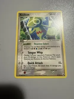 Kecleon 37/92 Regular Uncommon Legend Maker Pokemon Card - Image 1