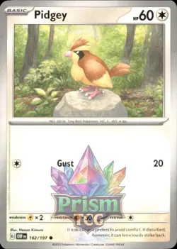 Pidgey 162/197 Common Obsidian Flames Pokemon - Image 1