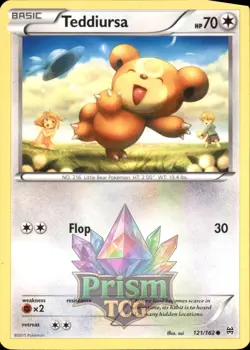 Teddiursa 121/162 Common BREAKthrough Pokemon - Image 1