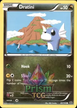 Dratini 49/108 Common Roaring Skies Pokemon - Image 1