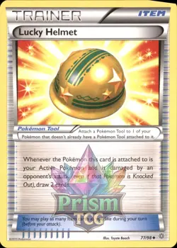 Lucky Helmet 77/98 Uncommon Ancient Origins Pokemon - Image 1
