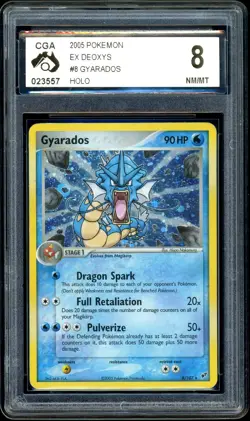 Pokemon CGA 8 Gyarados Holo 8/107 EX Deoxys - Image 3